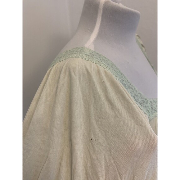 Charmode Mint Green VTG 60s Coquette Milkmaid Babydoll Fairy Nightgown Sleeve 34 - Picture 8 of 16